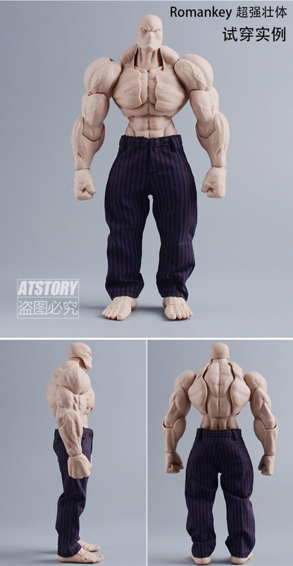 Custom 1/12 Clothing Accessories Pants for 1/12 Scale Strong Body