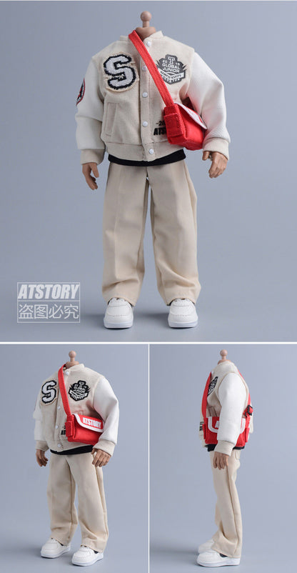Custom 1/12 Clothing Accessories Bag for 1/12 Scale Action Figure