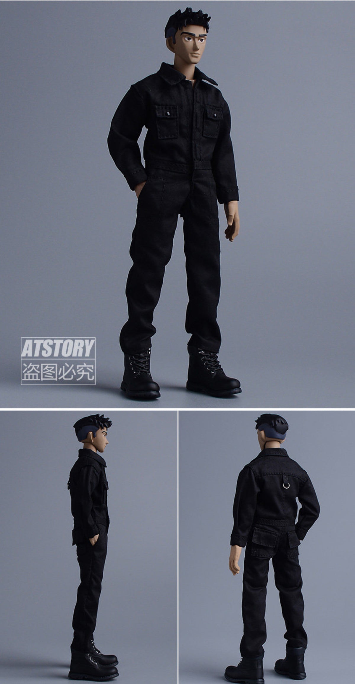 Custom 1/12 Clothing Accessories Coveralls for 1/12 scale action figures