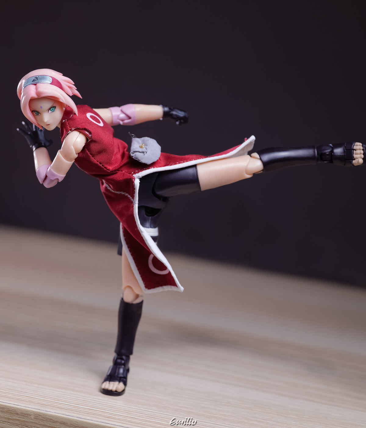 Custom 1/12 Clothing for SHF Naruto Shippuden Sakura Haruno