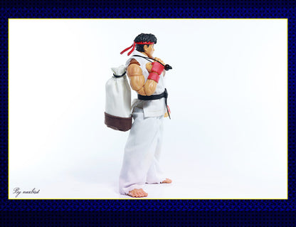 Custom 1/12 Clothing Accessories for Jada/Storm Street Fighters Bag