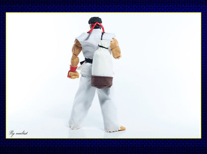 Custom 1/12 Clothing Accessories for Jada/Storm Street Fighters Bag