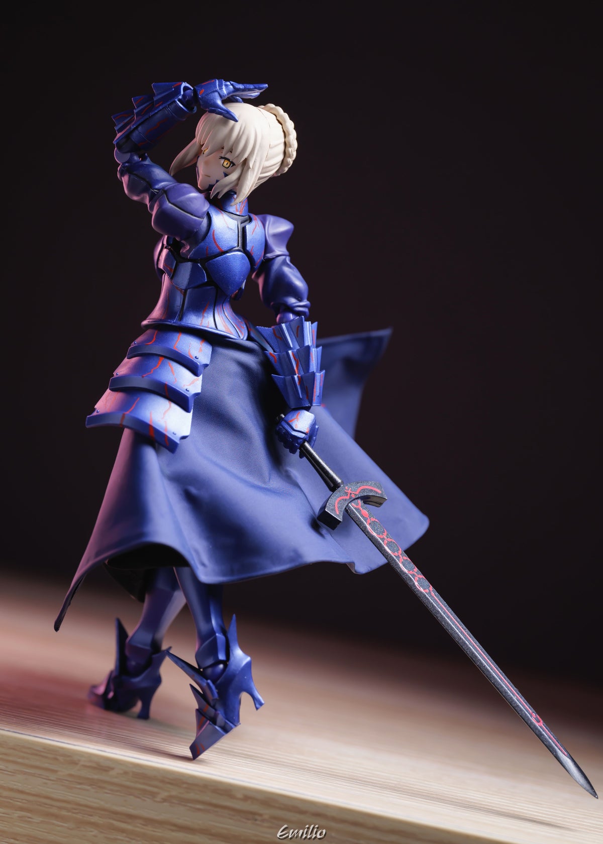 Custom 1/12 Clothing for figma Fate Night Saber Alter 2.0