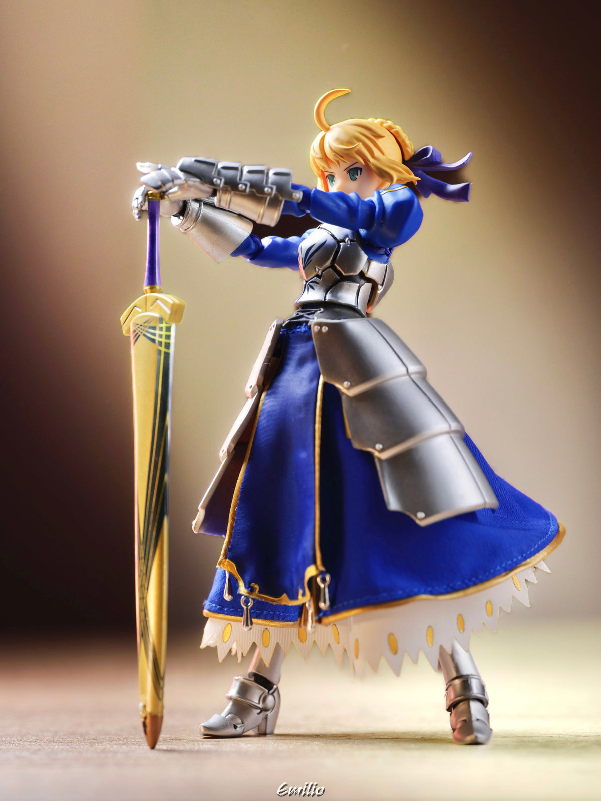 Custom 1/12 Clothing for figma Fate Saber 2.0 Battle Version