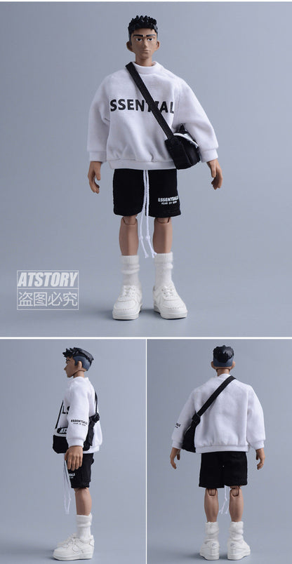 Custom 1/12 Clothing Accessories Bag for 1/12 Scale Action Figure