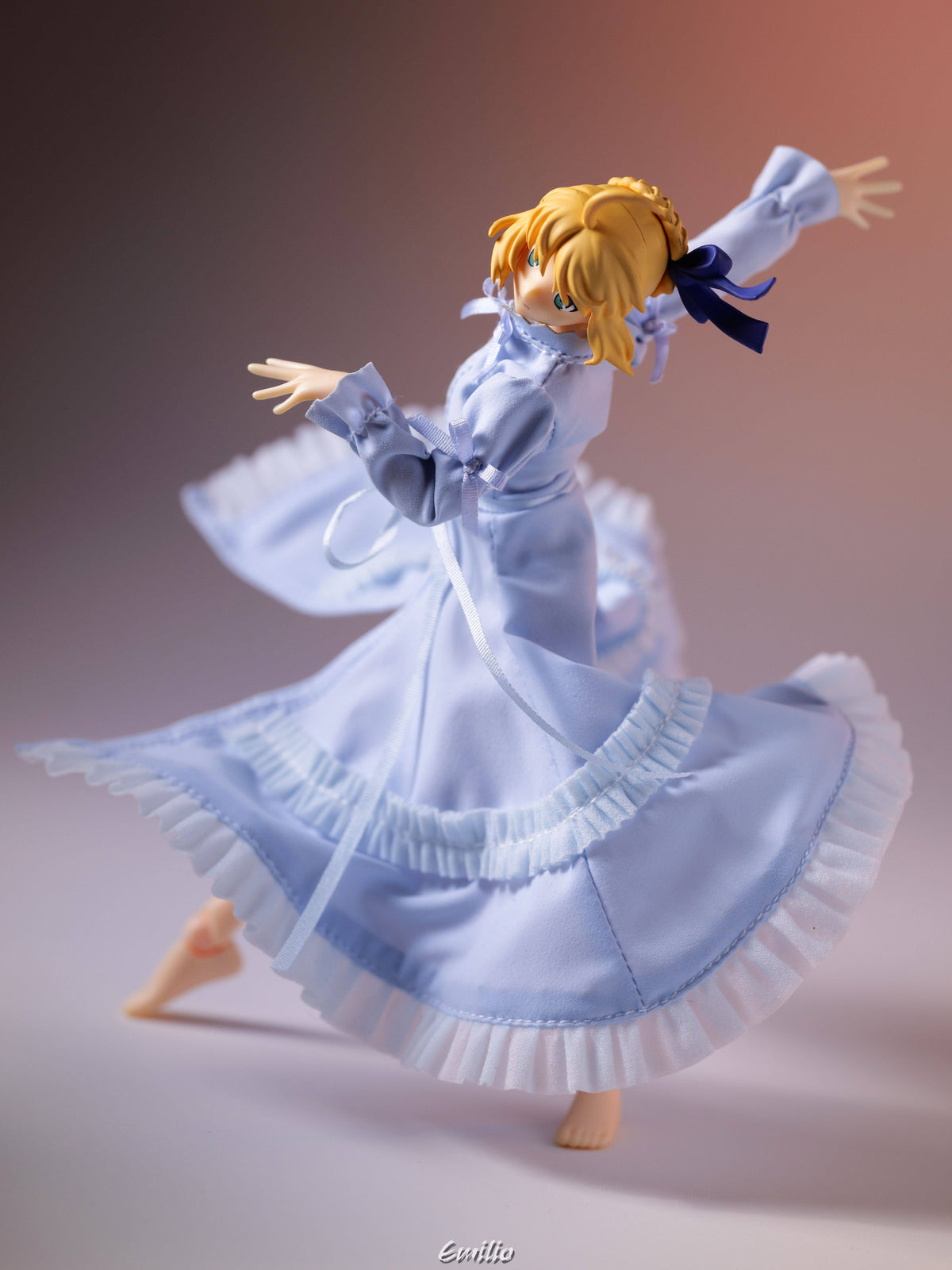 Custom 1/12 Clothing for Fate Saber (Dress Version)