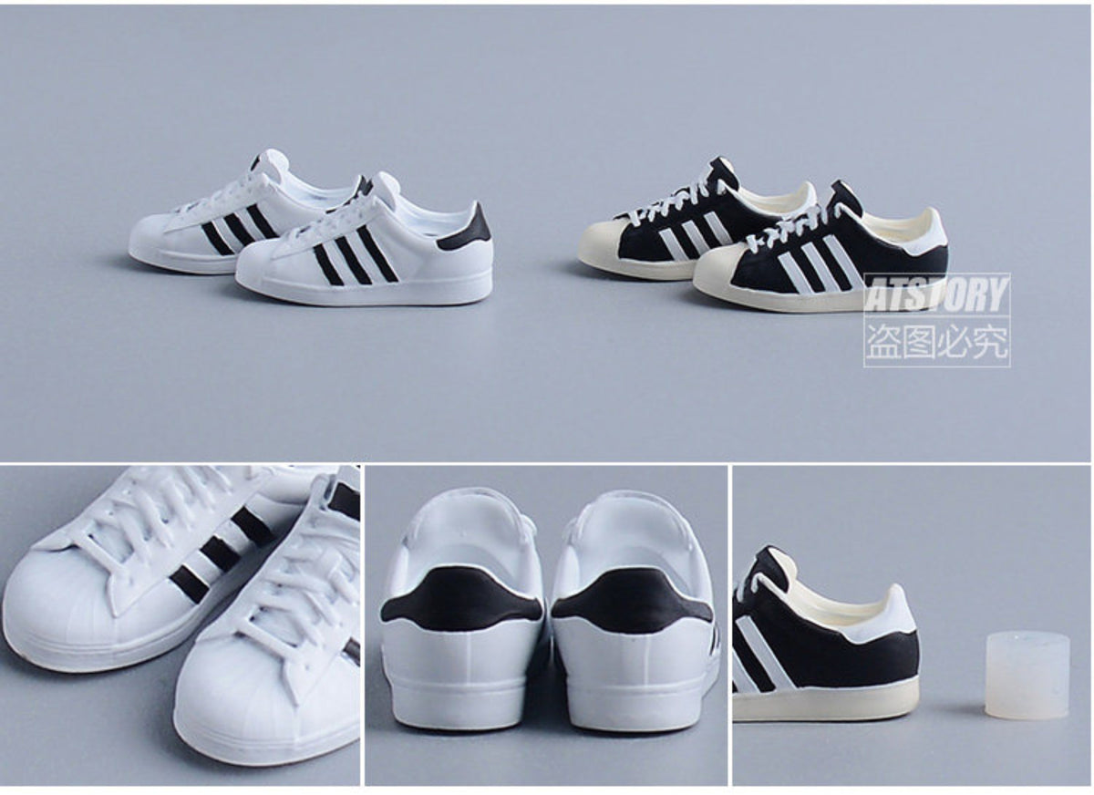 Custom 1/12 Clothing Accessories Skate Shoes for 1/12 Scale Action Figure