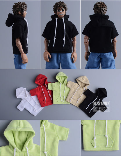 Custom 1/12 Clothing Accessories Top for 1/12 Scale Action Figure