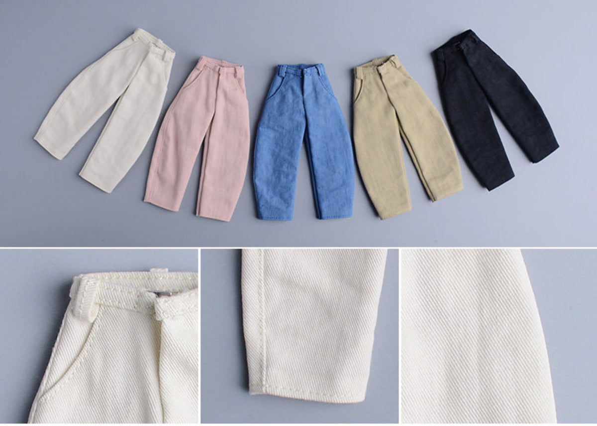 Custom 1/12 Clothing Accessories Pants for 1/12 Scale Action Figure