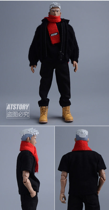 Custom 1/12 Clothing Accessories scarf for 1/12 scale action figures