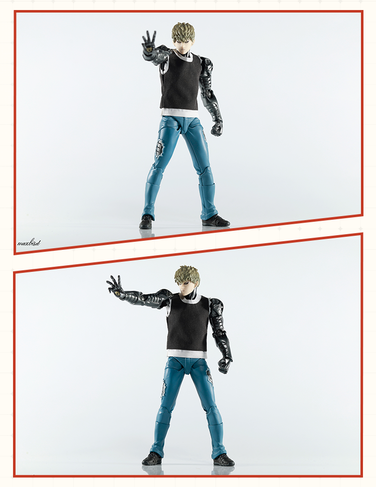 Custom 1/12 Clothing Accessories for Revoltech Genos