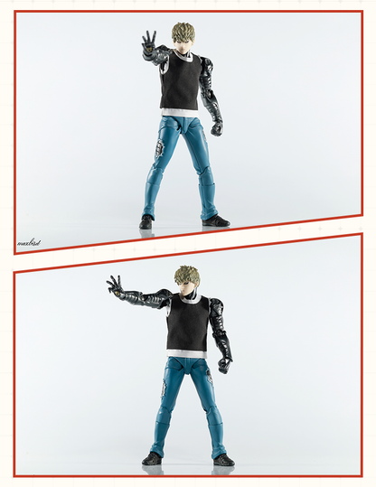 Custom 1/12 Clothing Accessories for Revoltech Genos