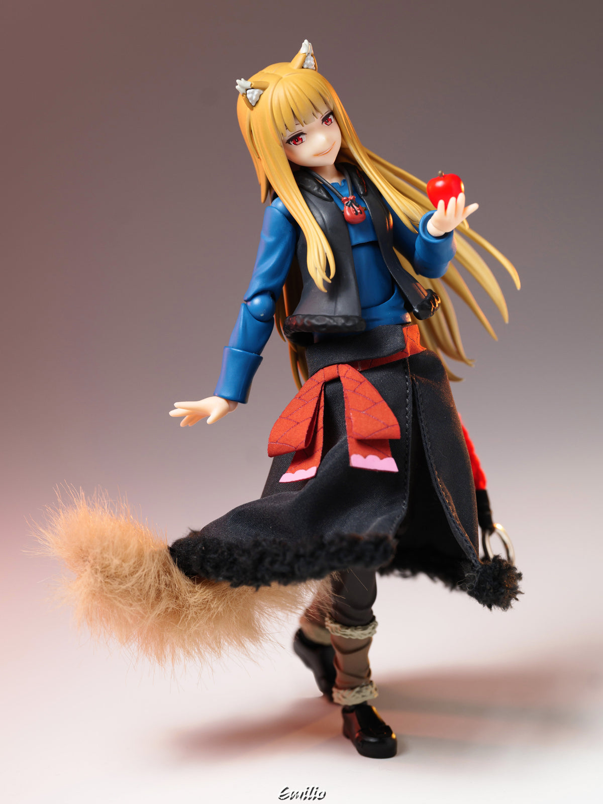 Custom 1/12 Clothing for figma Spice and Wolf Holo