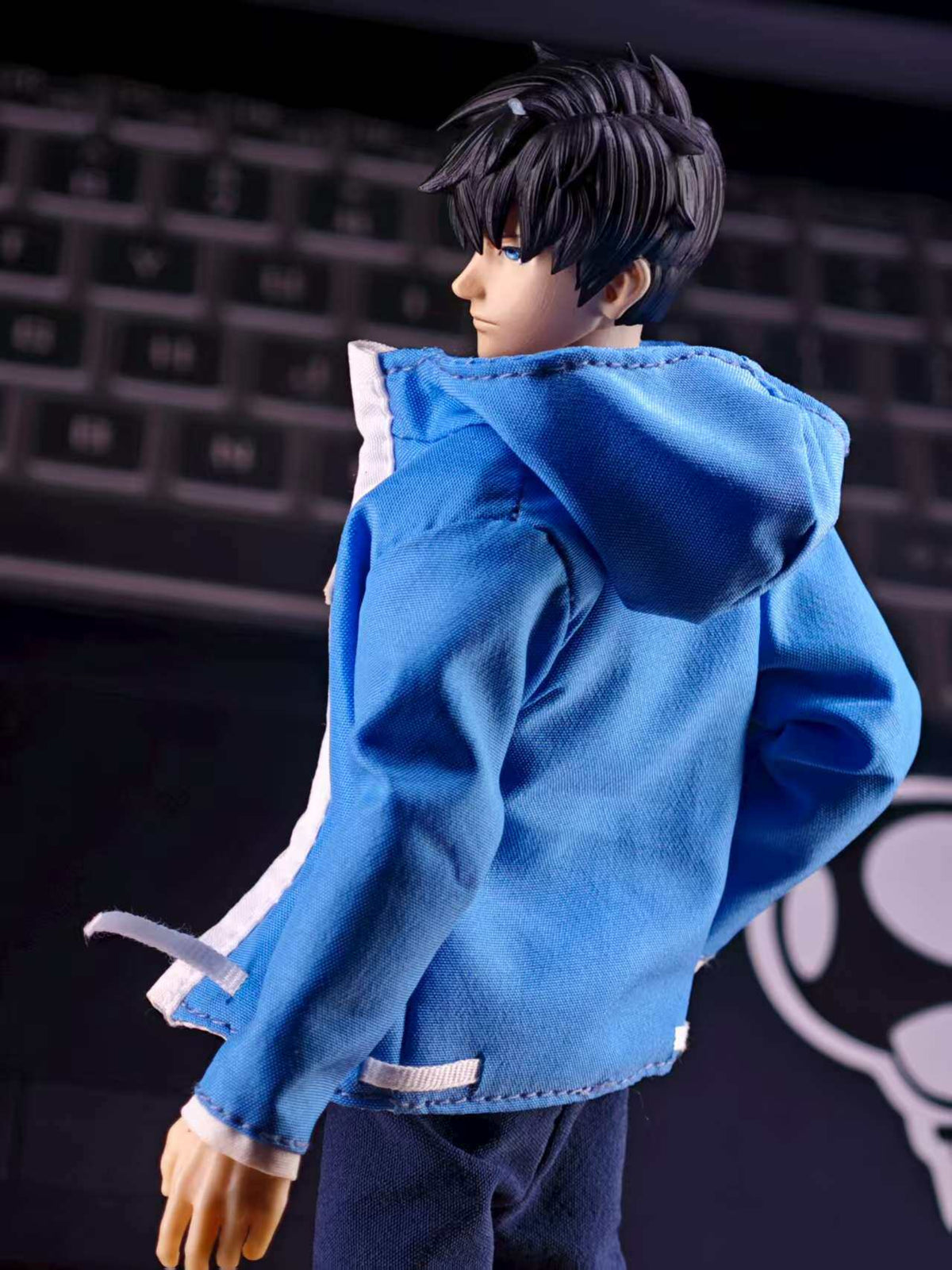 Custom 1/12 Clothing for Solo Leveling Sung Jinwoo (Vtoys Body)