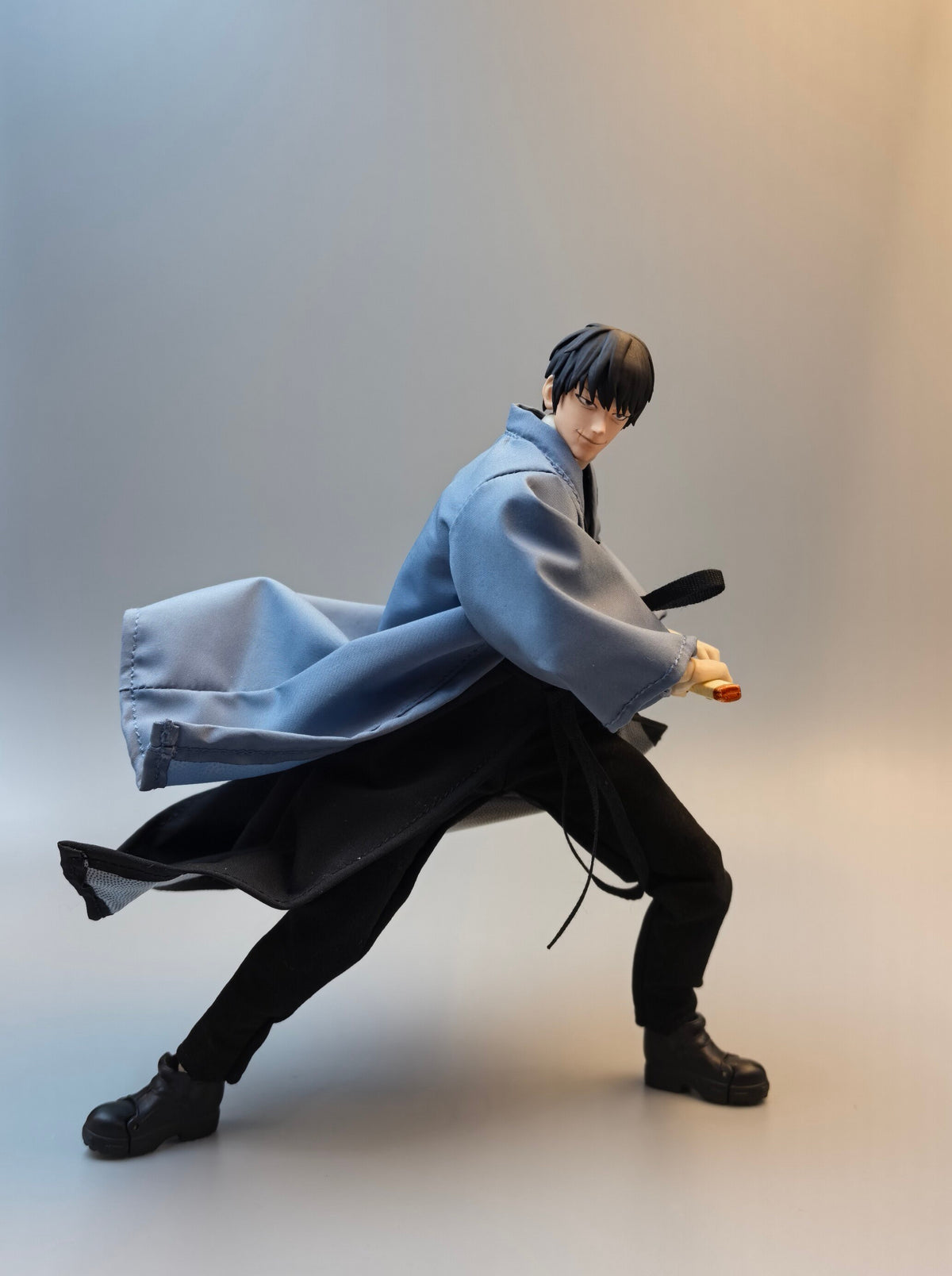 Custom 1/12 Haori Clothing for Jujutsu Kaisen Toji Fushiguro (Romankey / VToys Body)