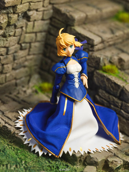 Custom 1/12 Clothing Skirt for Figma Saber