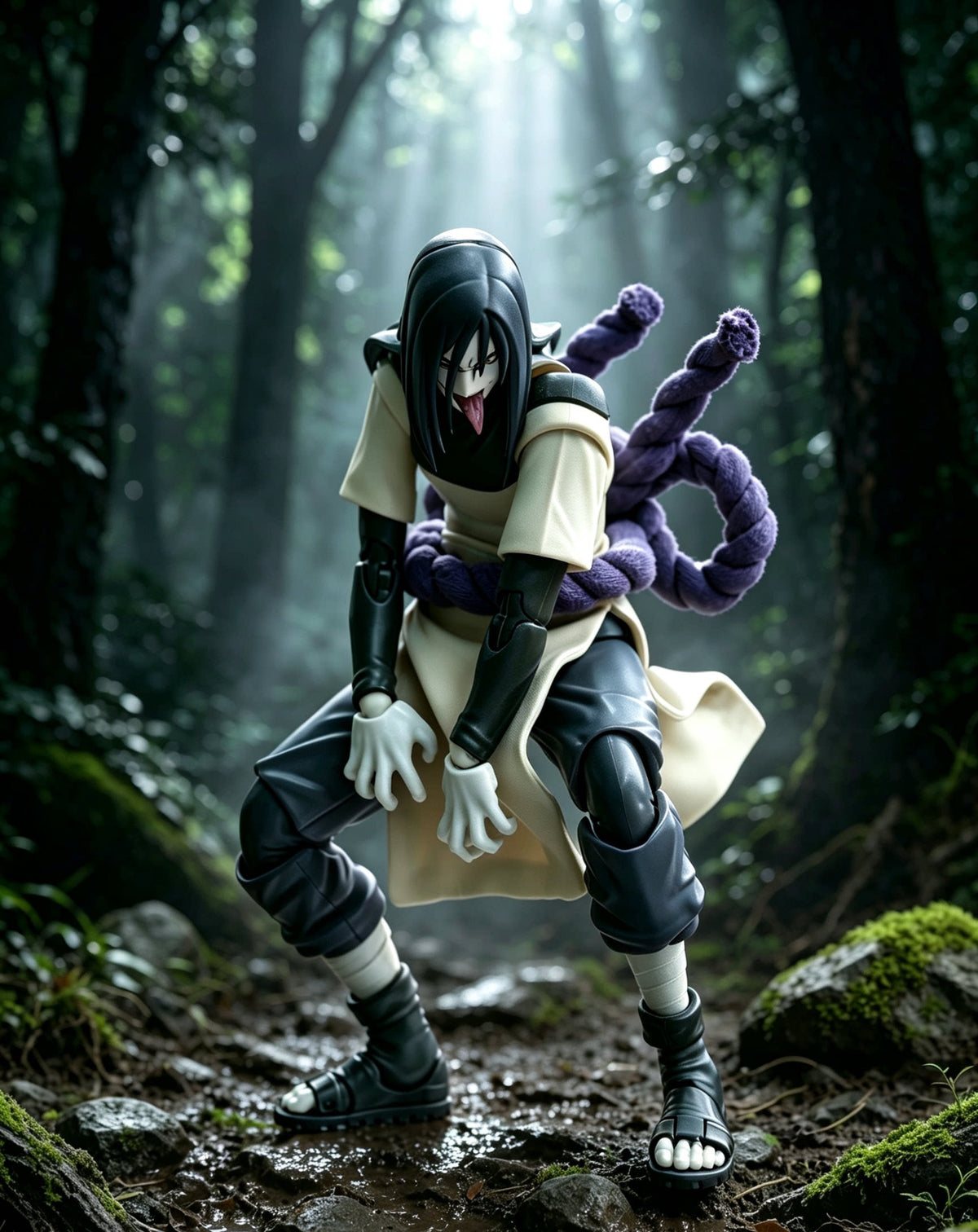 Custom 1/12 Clothing for SHF Naruto Shippuden Orochimaru
