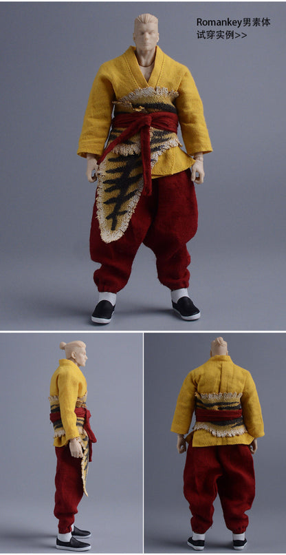 Custom 1/12 Clothing Accessories Kong Fu Shoes for 1/12 scale action figures