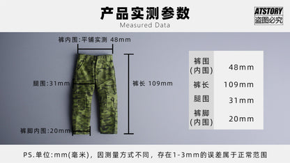 Custom 1/12 Clothing Accessories Military Uniform for 1/12 Scale Strong Body