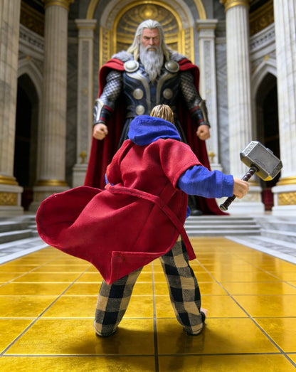 Custom 1/12 Clothing for Avengers Endgame Fat Thor (Notaman Fat Body)