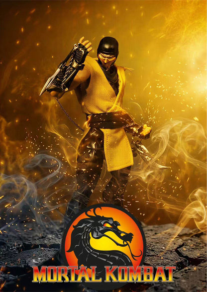 Custom 1/12 Clothing for Mortal Kombat Scorpion / Ninja Gaiden Ryu Hayabusa