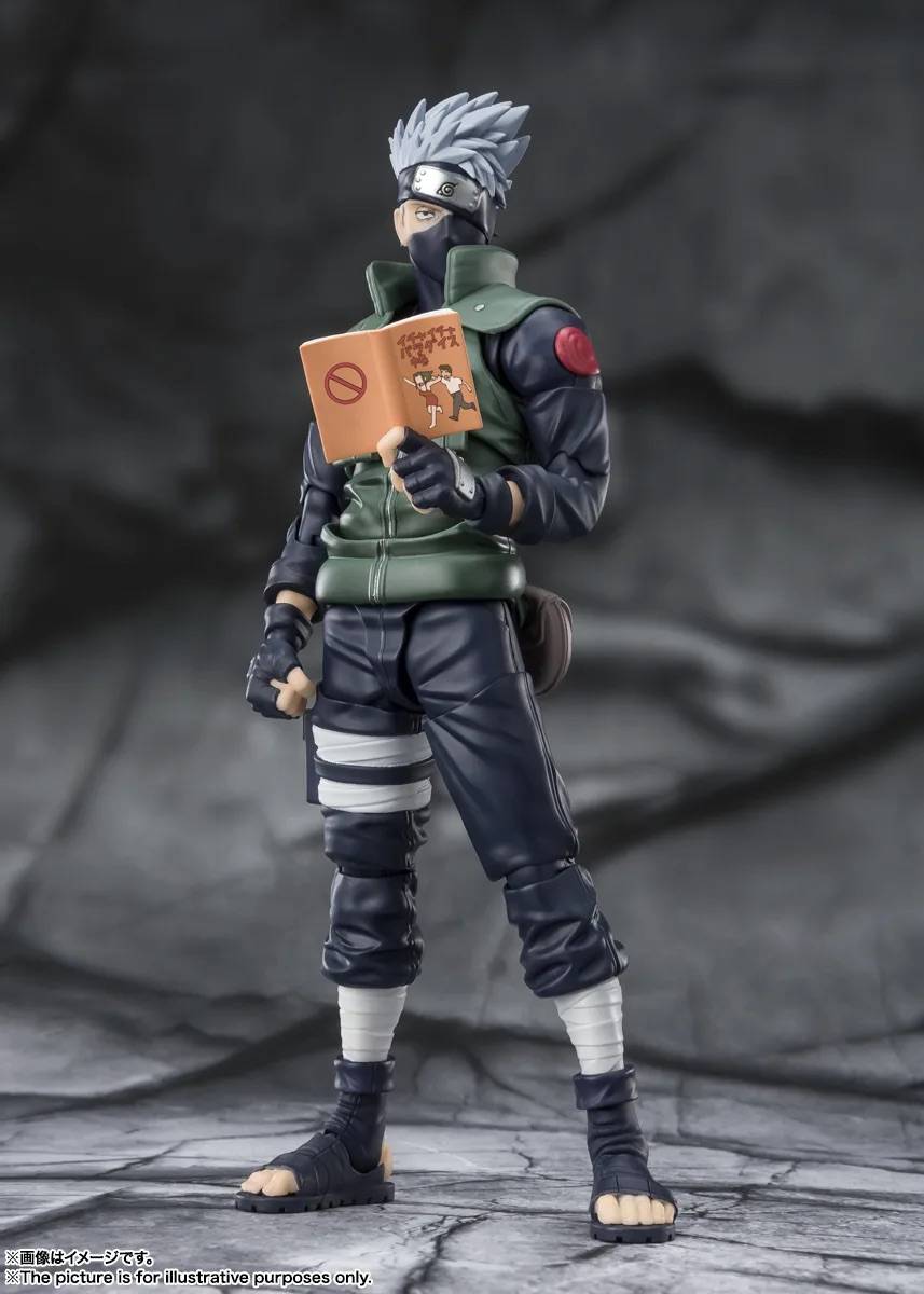 (Pre-Order) S.H. Figuarts Naruto Shippuden Kakashi Hatake The Famed Sharingan Hero (Reissue)