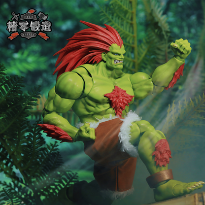 Custom 1/12 Clothing Accessories for Storm Collectibles Blanka