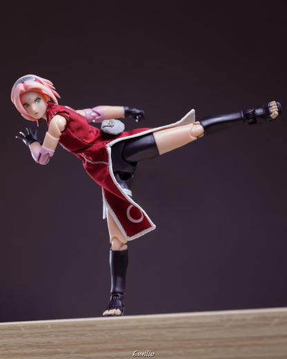 Custom 1/12 Clothing for SHF Naruto Shippuden Sakura Haruno