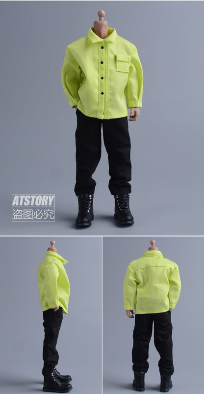 Custom 1/12 Clothing Accessories Shirt for 1/12 Scale Action Figure