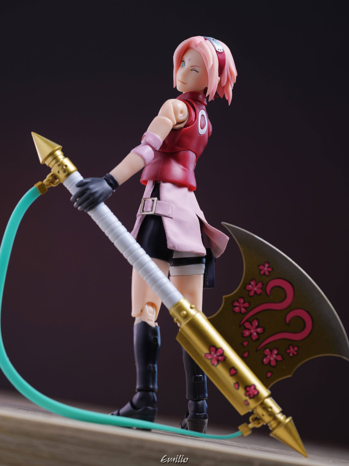 Custom 1/12 Clothing for SHF Naruto Shippuden Sakura Haruno