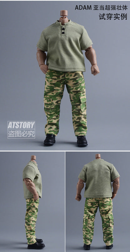 Custom 1/12 Clothing Accessories Polo for 1/12 Scale Strong Body