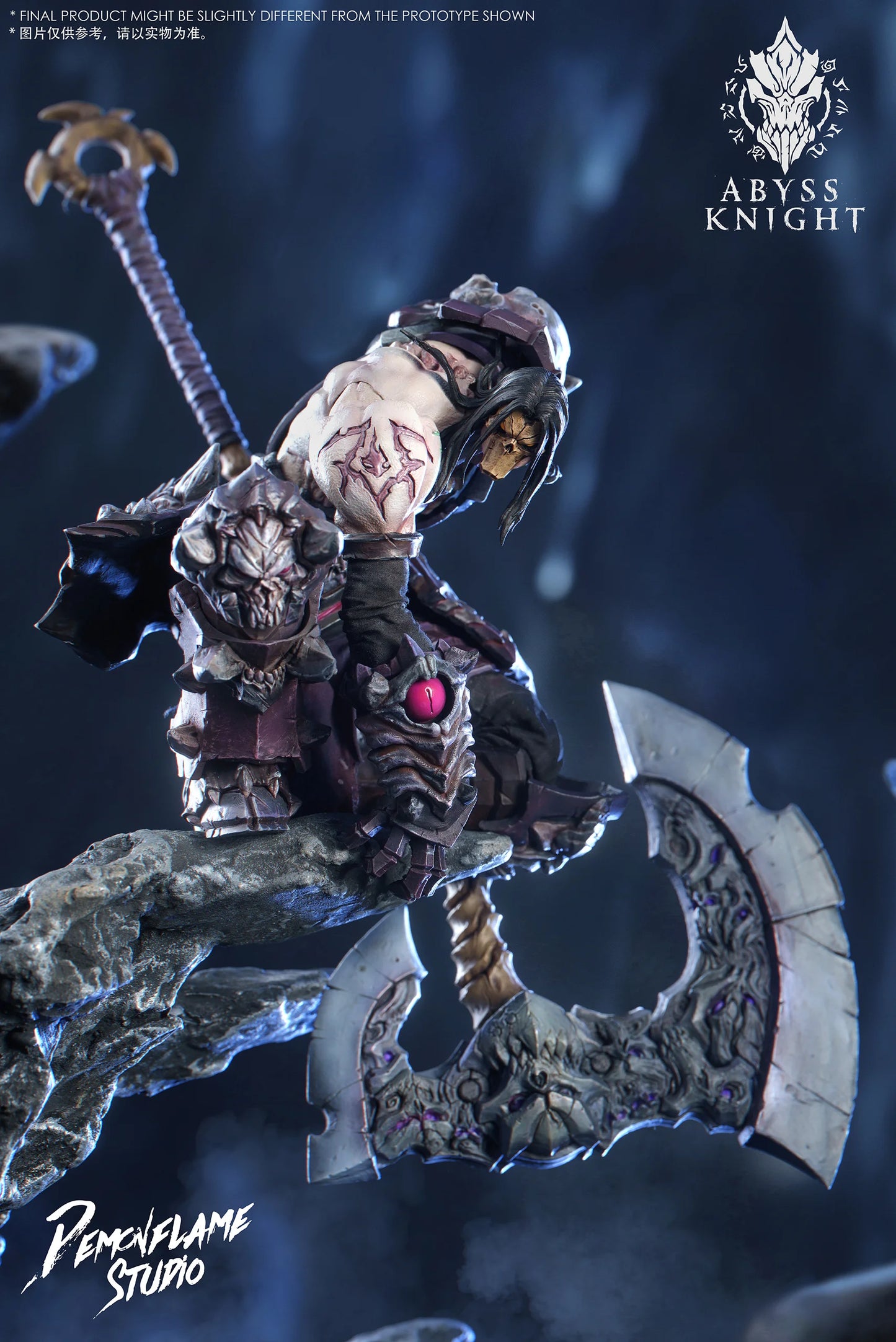 (Pre-Order) Demonflame Studio 1/12 Darksiders Abyss Knight Apocalypse & Despair Cyan Steed Set of 2