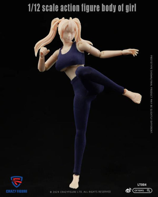 CRAZY FIGURE Multi Joint Movable 1/12 Scale Female Body LT004 (In Stock)