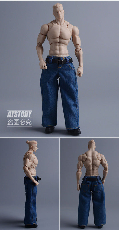 Custom 1/12 Clothing Accessories Jeans for 1/12 scale action figures
