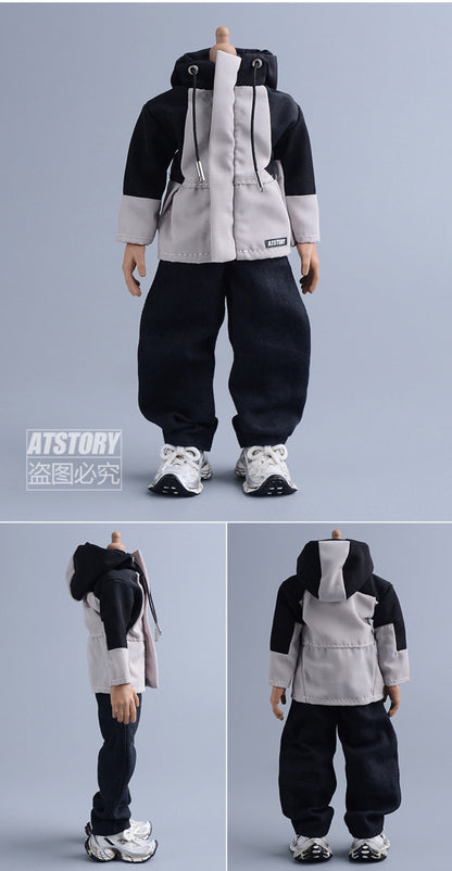 Custom 1/12 Clothing Accessories Pants for 1/12 Scale Action Figure