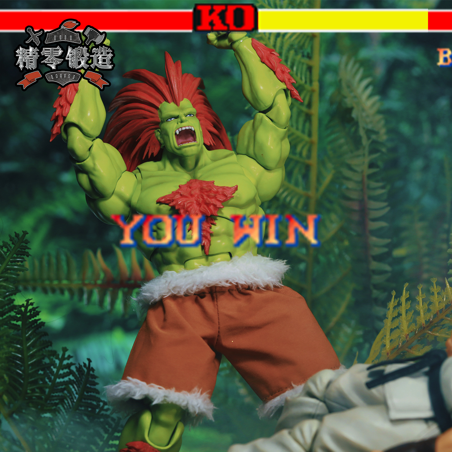 Custom 1/12 Clothing Accessories for Storm Collectibles Blanka