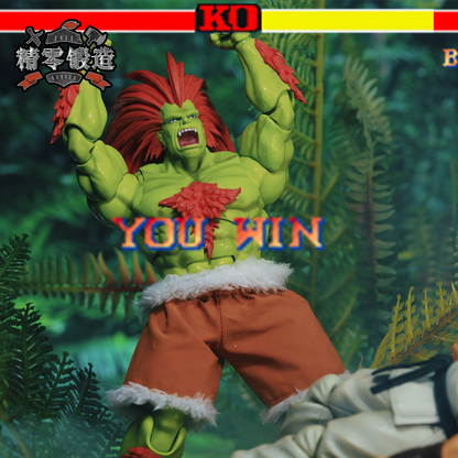 Custom 1/12 Clothing Accessories for Storm Collectibles Blanka