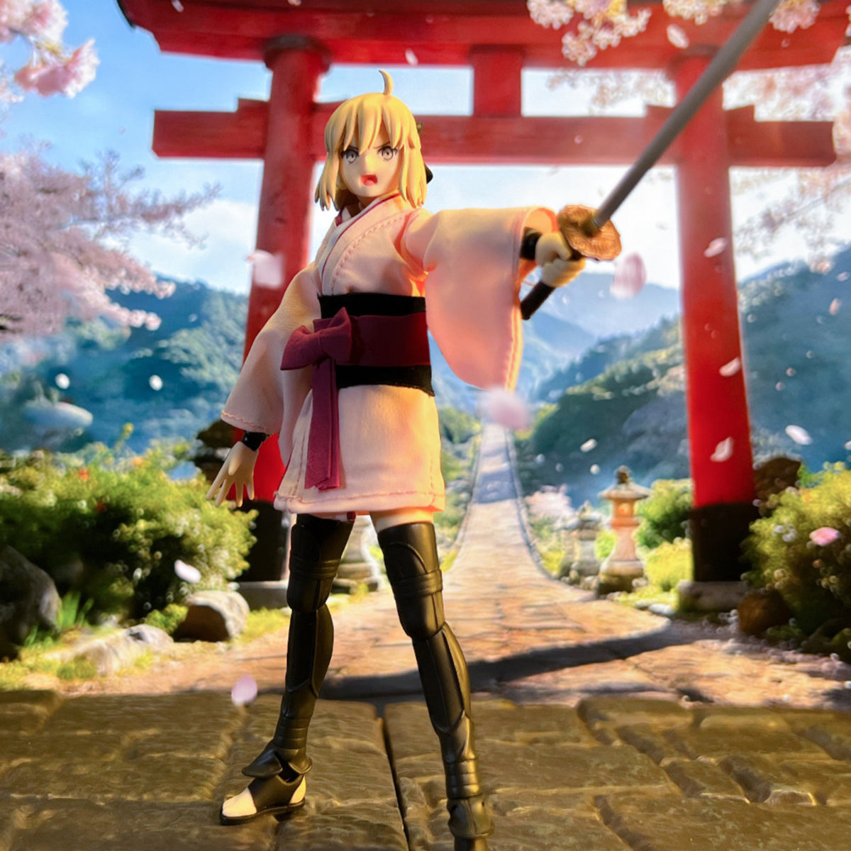 Custom 1/12 Clothing for figma Fate Okita Souji