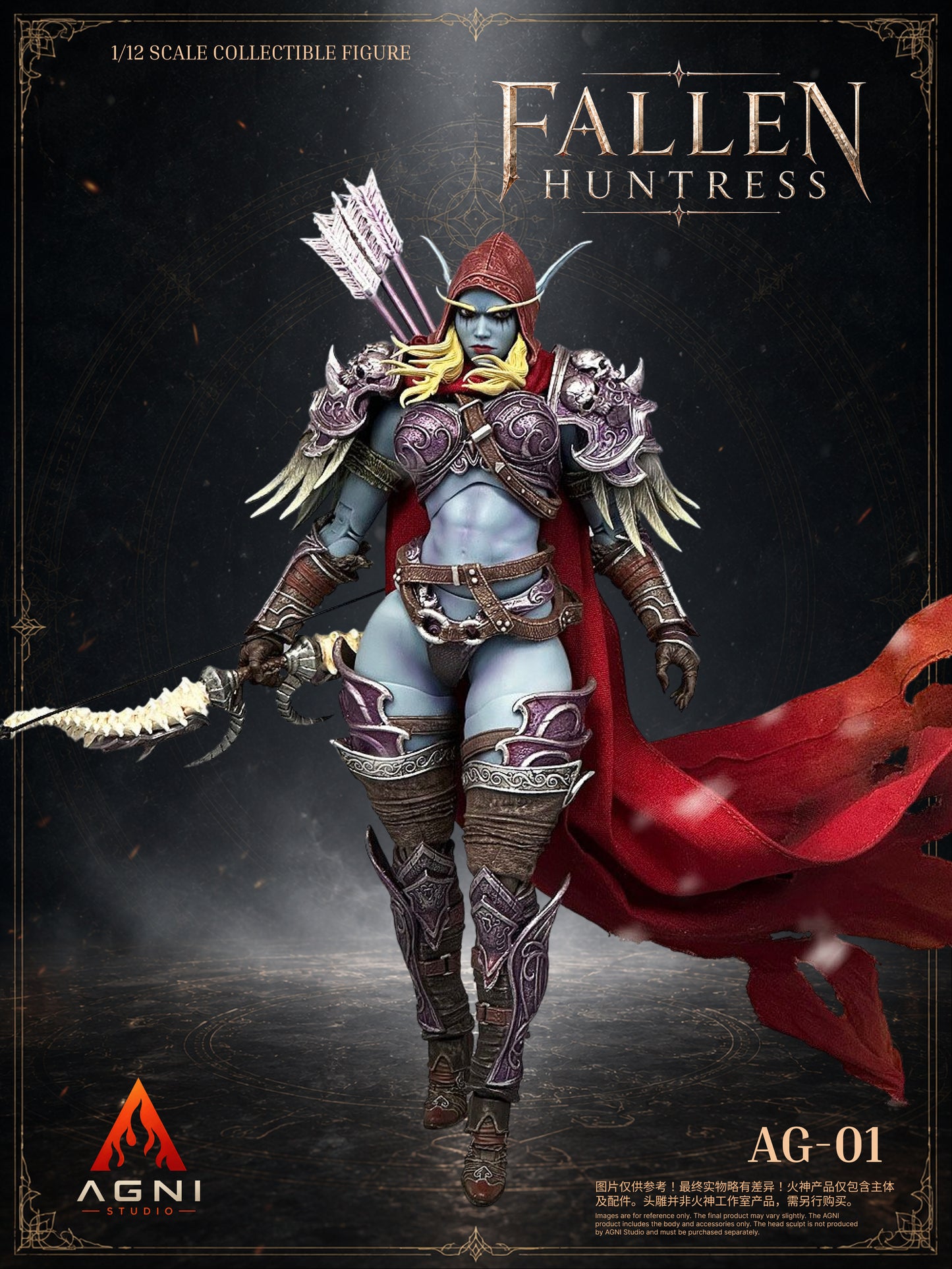 (Pre-Order) Agni Stuido 1/12 Fallen Huntress and FR Head Set Action figure