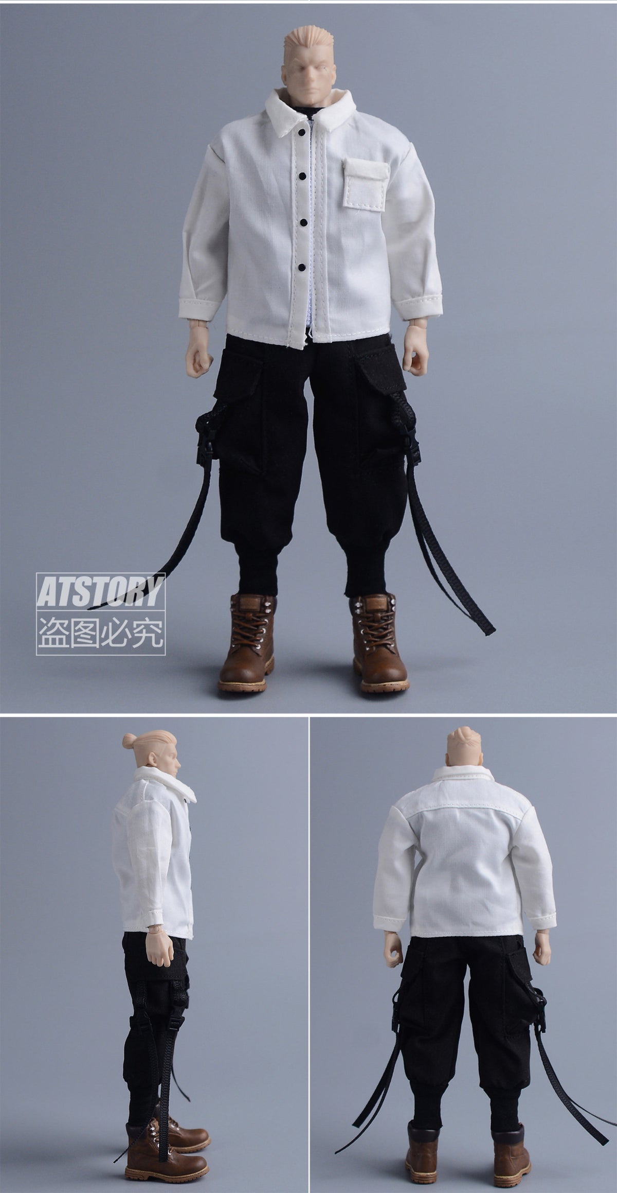 Custom 1/12 Clothing Accessories Shirt for 1/12 Scale Action Figure