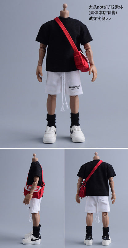 Custom 1/12 Clothing Accessories Shoes for 1/12 Scale Action Figure