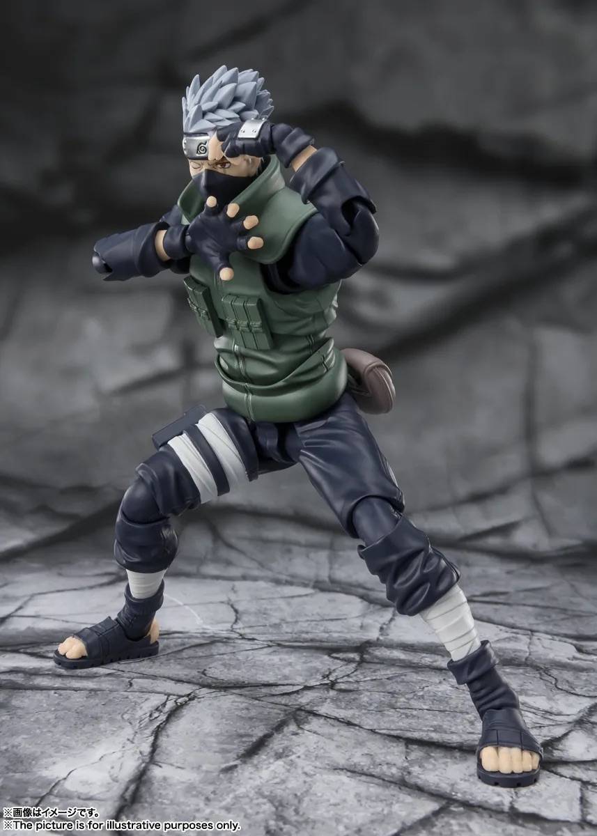 (Pre-Order) S.H. Figuarts Naruto Shippuden Kakashi Hatake The Famed Sharingan Hero (Reissue)