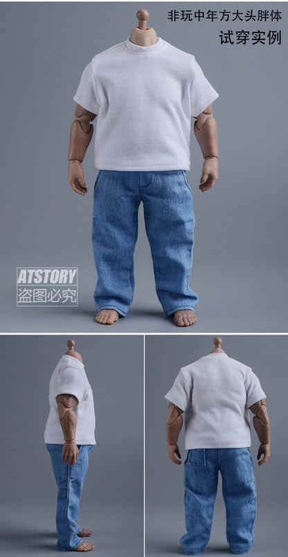 Custom 1/12 Clothing Accessories Top for 1/12 Scale Strong Body