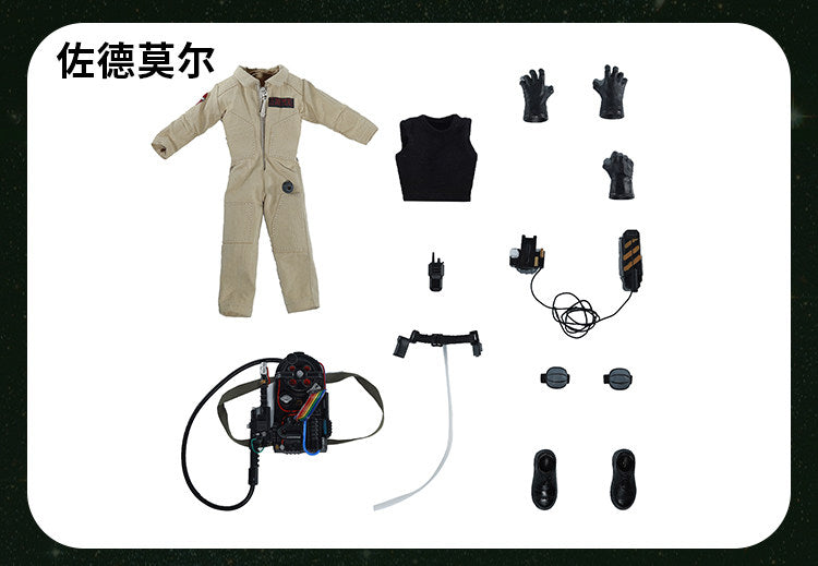 Custom 1/12 Clothing Accessories for Mythic Legions Skeletons Ghostbusters