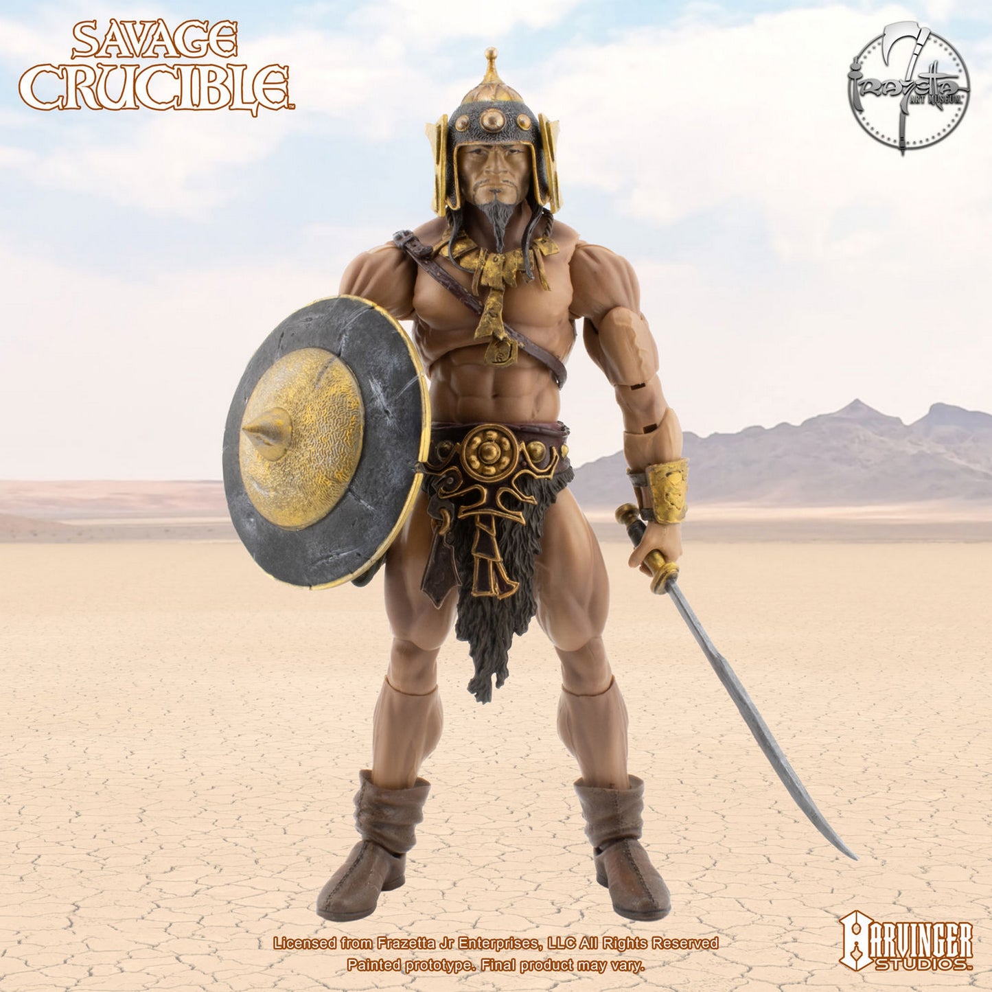 (Pre-Order) Savage Crucible Kubla Khan (Frazetta) Action Figure