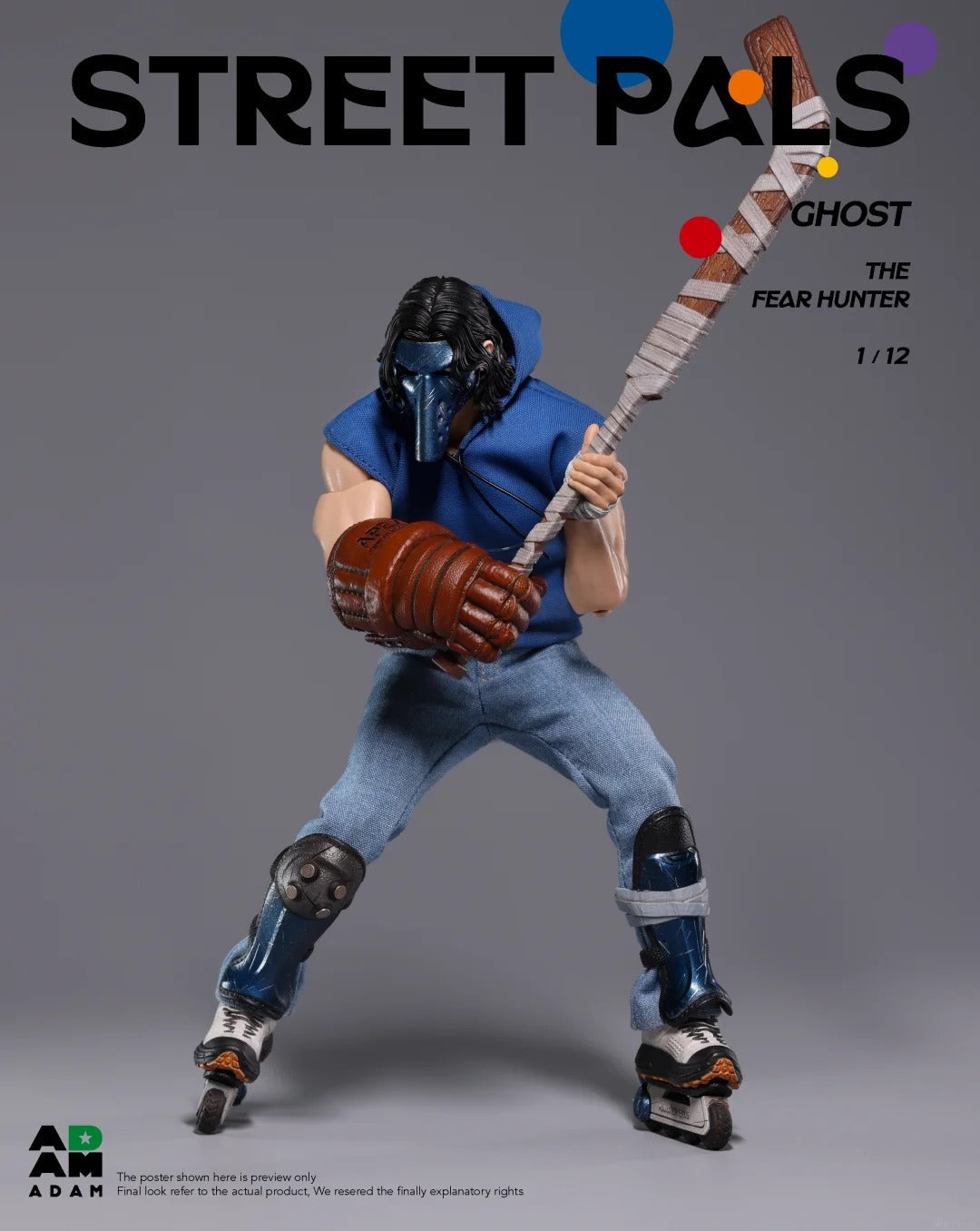 (Pre-Order) ADAM 1/12 Street Pals "Fear Hunter" Ghost Action figure