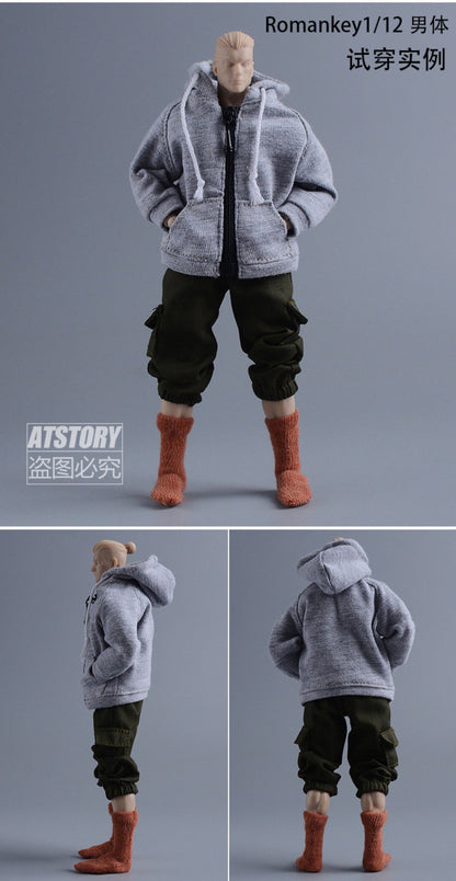 Custom 1/12 Clothing Accessories Socks for 1/12 Scale Strong Body