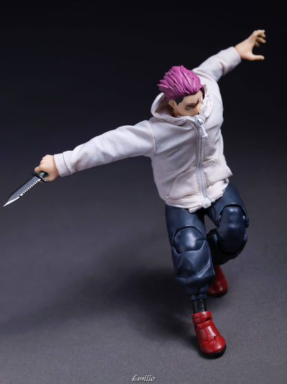 Custom 1/12 Clothing for SHF Jujutsu Kaisen Yuji Itadori