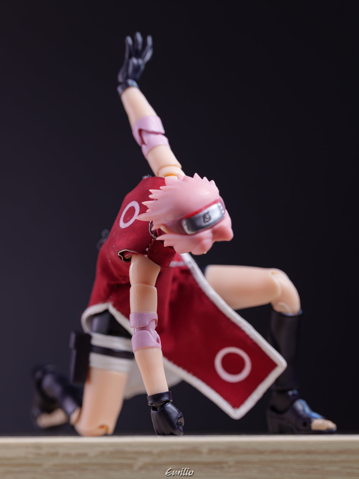 Custom 1/12 Clothing for SHF Naruto Shippuden Sakura Haruno