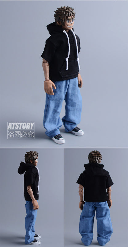 Custom 1/12 Clothing Accessories Top for 1/12 Scale Action Figure